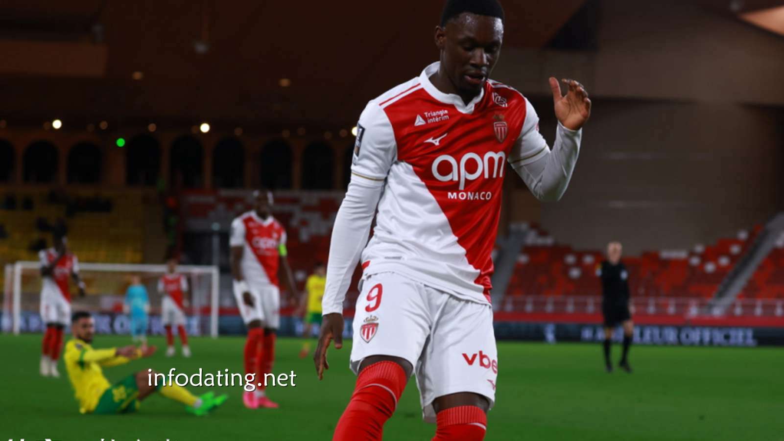 BET365体育深度聚焦:半场战报-5分钟连入3球、阿丁格拉双响,摩纳哥暂3-1南特