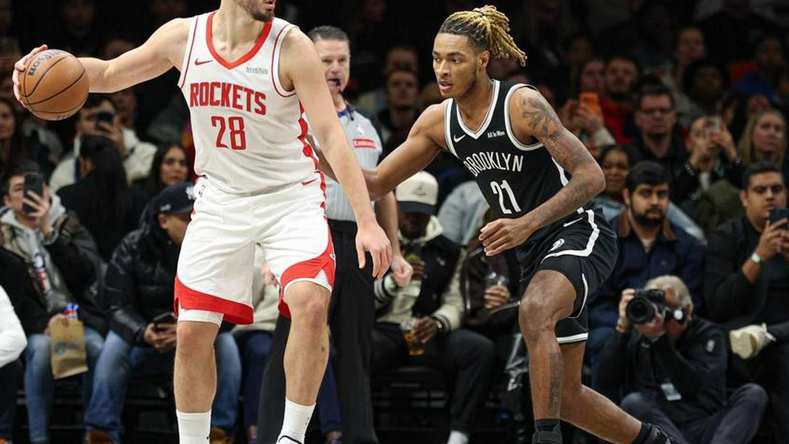 BET365体育专业分析：杜兰特22+11申京20+6 火箭击败篮网4连胜